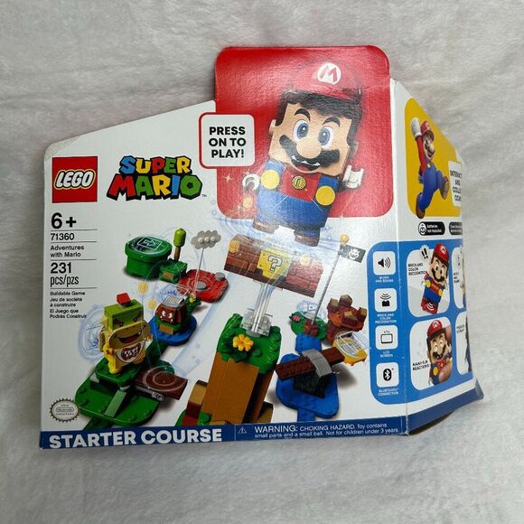 LEGO Super Mario: Adventures with Mario Starter Course 71360 Retired 231 pieces - Picture 1 of 2